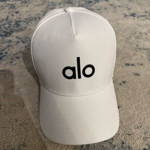 White Alo trucker hat